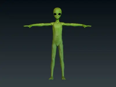 Alien 3D model 27