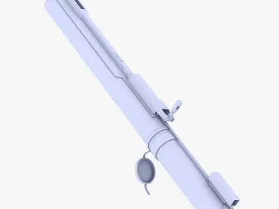 M72 LAW Launcher Low-poly 3D model