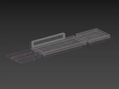 Garden Sofa Set 3D model