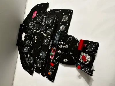 P51 mustang NEW Hight definition work Cockpit Carf 3D print model