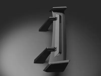 spoiler car tuning combo 3D model