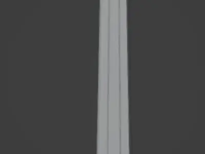 Excaliber egyptian sword Low-poly 3D model
