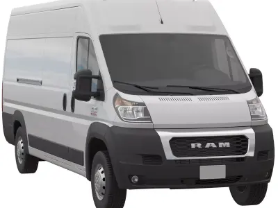 2021 RAM PROMASTER 2500 3500 Cargo Van 159 MAXI 3D model