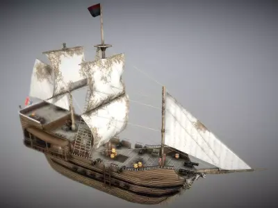 Old Ship 3D model