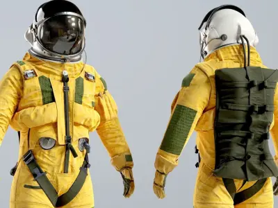 FLIGHT SUIT SR71 Pilot 3D model