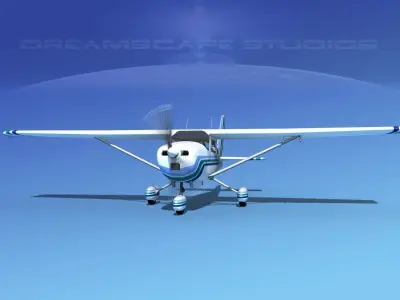 Cessna 172 Skyhawk 1976 V09 3D model