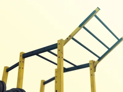 Crossfit Rack 3D model