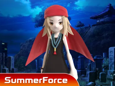 Kyoyama Anna - Shaman King 3D model