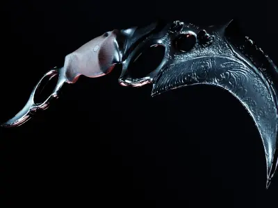 Dragon Fang Karambit 3D Model 3D model