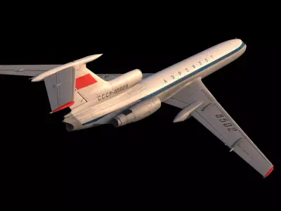Tu-154 3D model