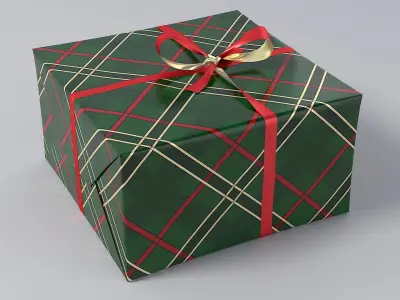 Christmas Tree and Presents Bundle 3D model