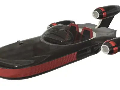 x34 landspeeder 3D model