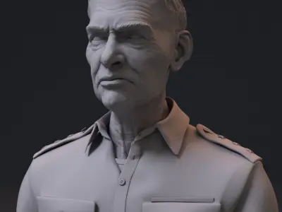 Old Man General 3D model