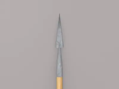 Infitary spear Free low-poly 3D model