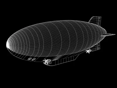 CargoLifter Airship 3D model