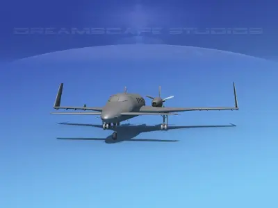 Beechcraft Starship 2000 BM 3D model