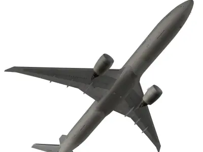 Boeing 777-300ER Generic livery 3D model