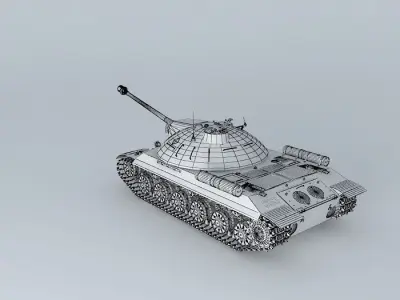 IS3 JS3 Soviet Tank 3D model