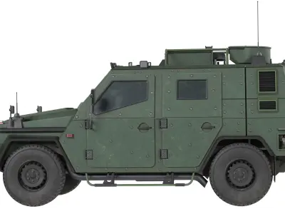 LAPV Enok Light Armored Patrol Vehicle Low-poly 3D model