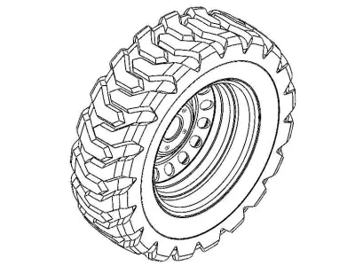Transport Wheel 3D model