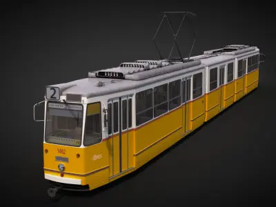 Ganz CSMG Budapest Tram 3D model