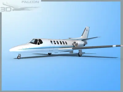 Falcon3D Citation V C560 F13 3D model