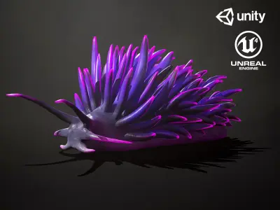 Scarlet Lady - Game Ready Low-poly 3D model Low-poly 3D model