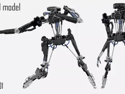 robot 01 3D model