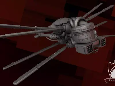 Ork Jet Ornithopter 3D print model