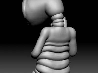 Alien Statue - 080 3D print model