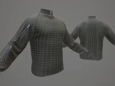 Sweater 01 Low-poly 3D model