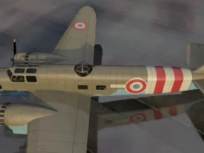 Bloch MB-131 3D model