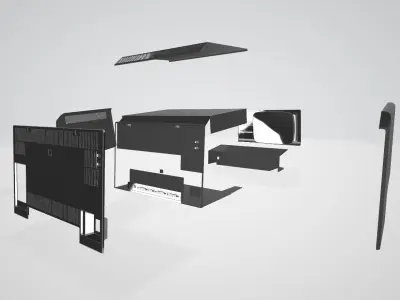 Apple Lisa 2 Macintosh XL PART Specialle 3D model