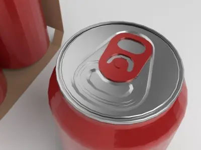 Beverage Branding Package No11 6Pack Free low-poly 3D model