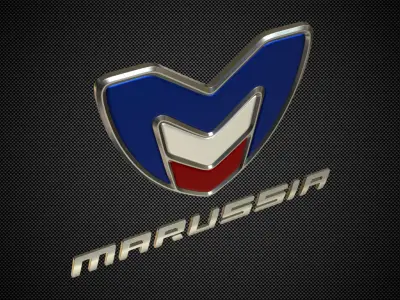 marussia logo 3D model