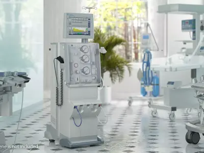 Fresenius 5008 Cordiax Dialysis Machine 3D model