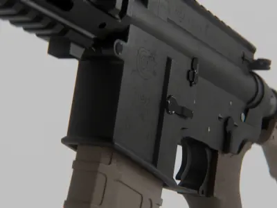 L119A2 - High Detail 3D model