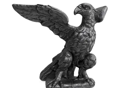 Eagle statuette 3D model