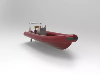 Rigid Inflatable Boat RIB 1 3D model