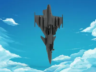 Saab JAS 39 Gripen 3D model
