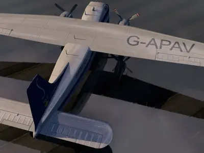 Bristol Type 170 Freighter 3D model