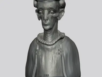 Full Body Sci Fi Creature  3D print model purchase