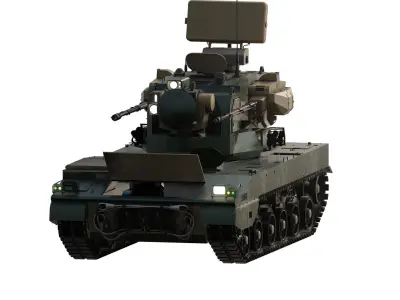 PGZ-09 - Type 09 self-propelled anti-aircraft artillery 3D model
