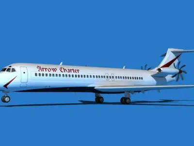 Boeing 7X7-1 Jet Fan V109 3D model