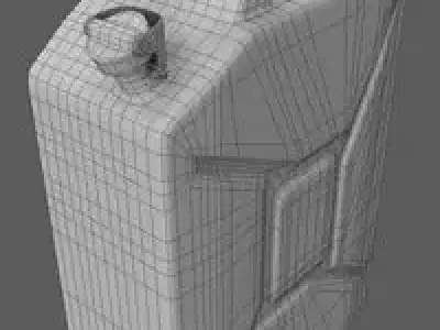 German Jerrycan Free 3D model
