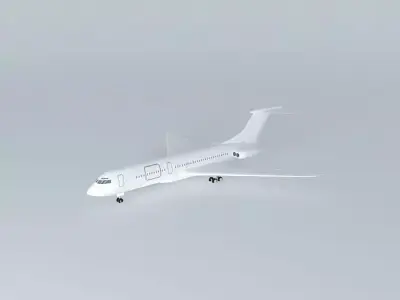 Template Vickers Armstrongs VC10 Free 3D model