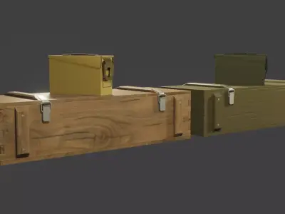 ammo box Free 3D model