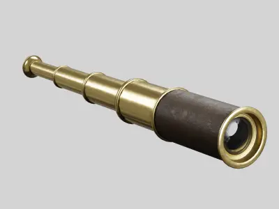 Pirate props collection Low-poly 3D model