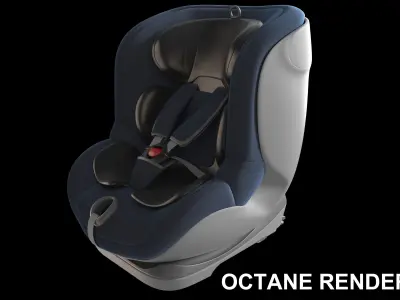 Child Car Seat 3D model