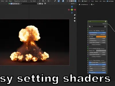 Super Realistic Explosion 6 - vdb animated 3D model